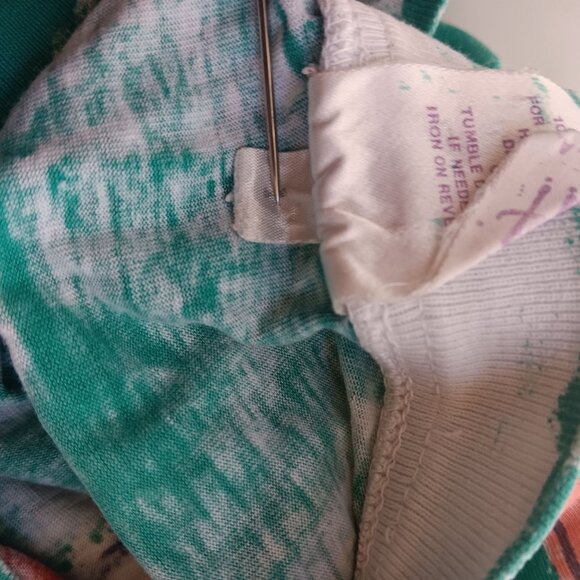 Large Vintage T-shirt Elephant Graphic Hand Painted Heather 1OF1 80's USA - Picture 9 of 9